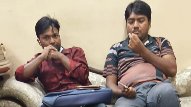 অভিযুক্ত সুমন ও মিজান। ছবি: সংগ্রহীত